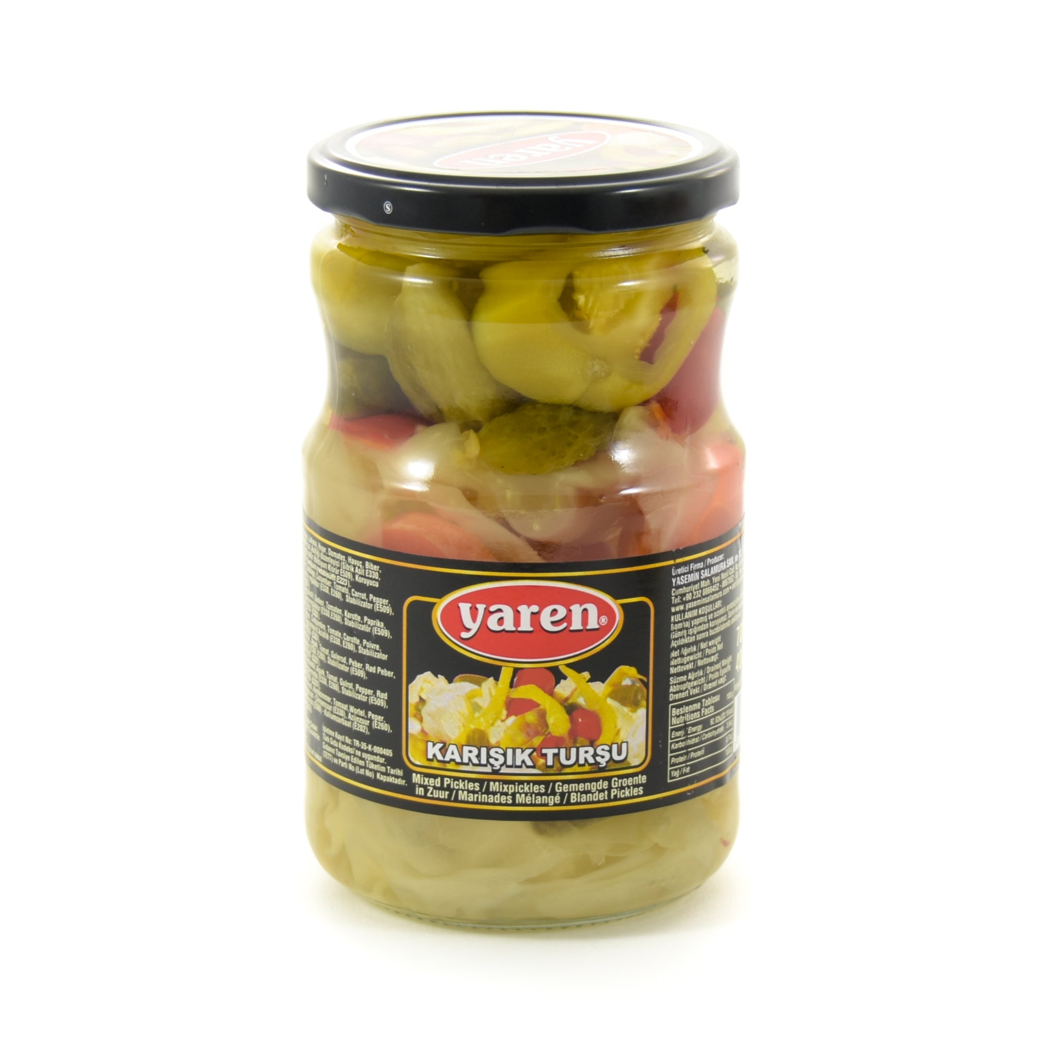 Yaren Turkish Mixed Pickles, 700g