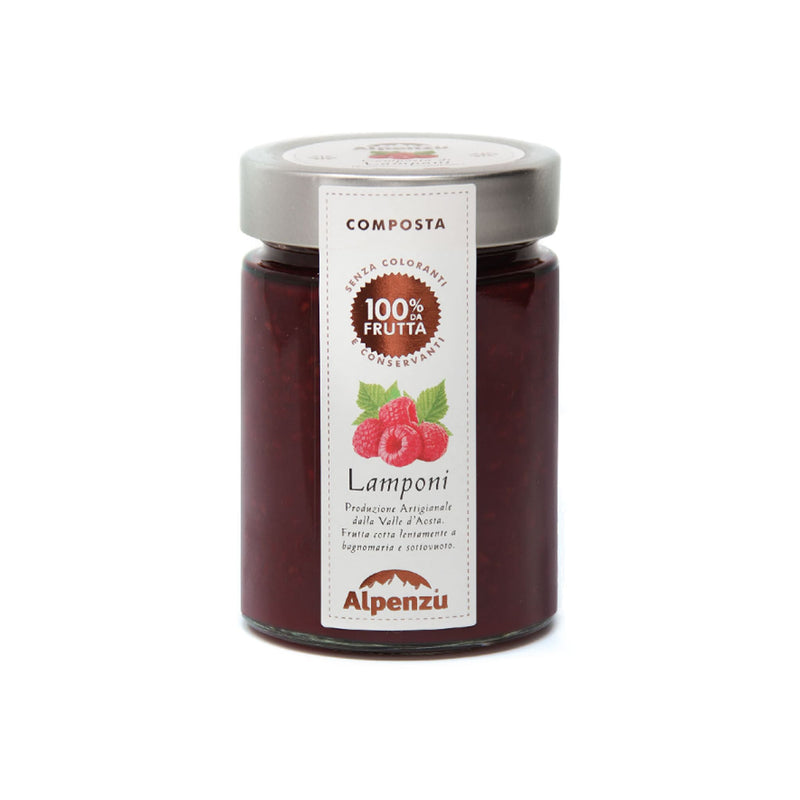 Alpenzu Raspberry Preserve 100% Fruit Jam 350g