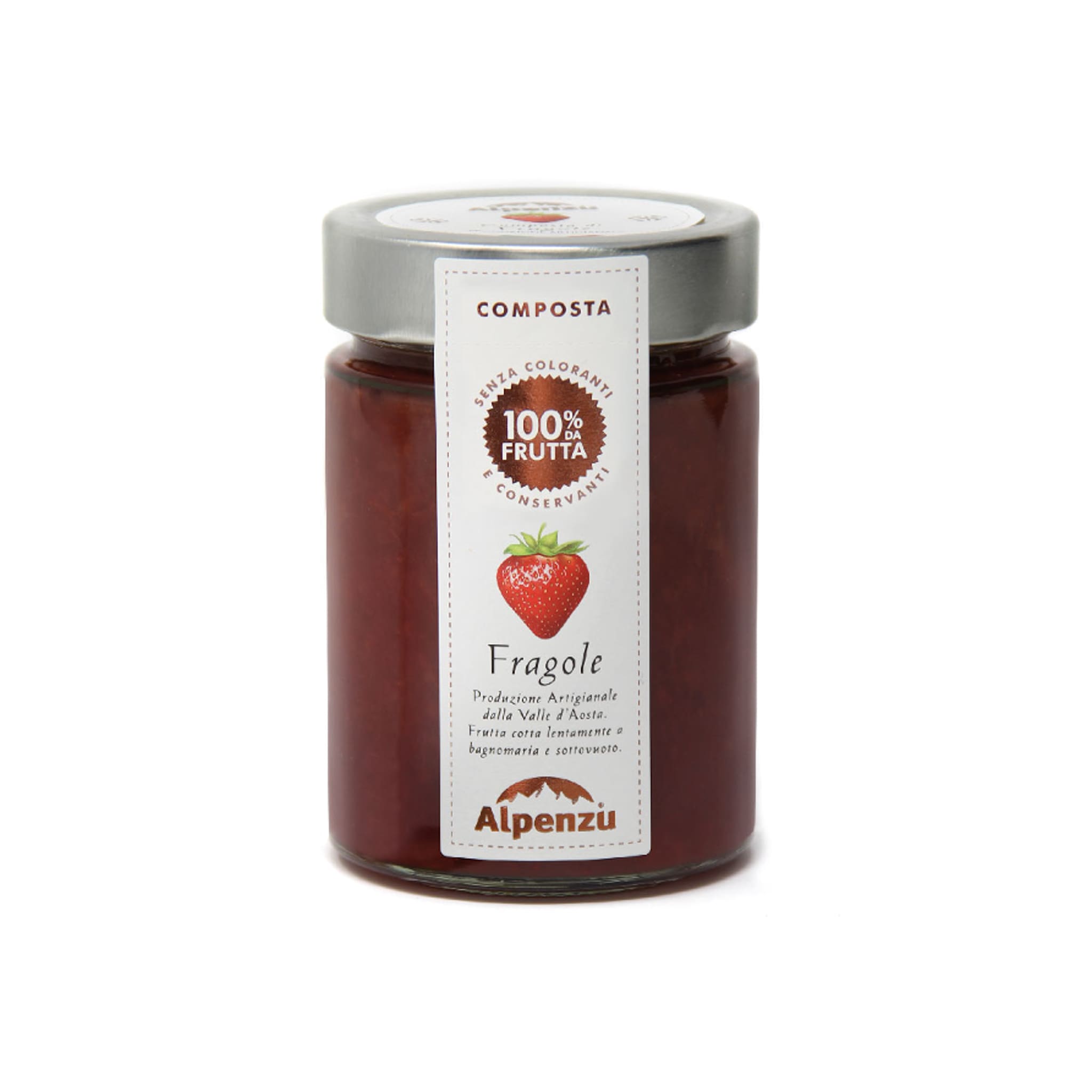 Alpenzu Strawberry  Preserve 100% Fruit Jam 350g