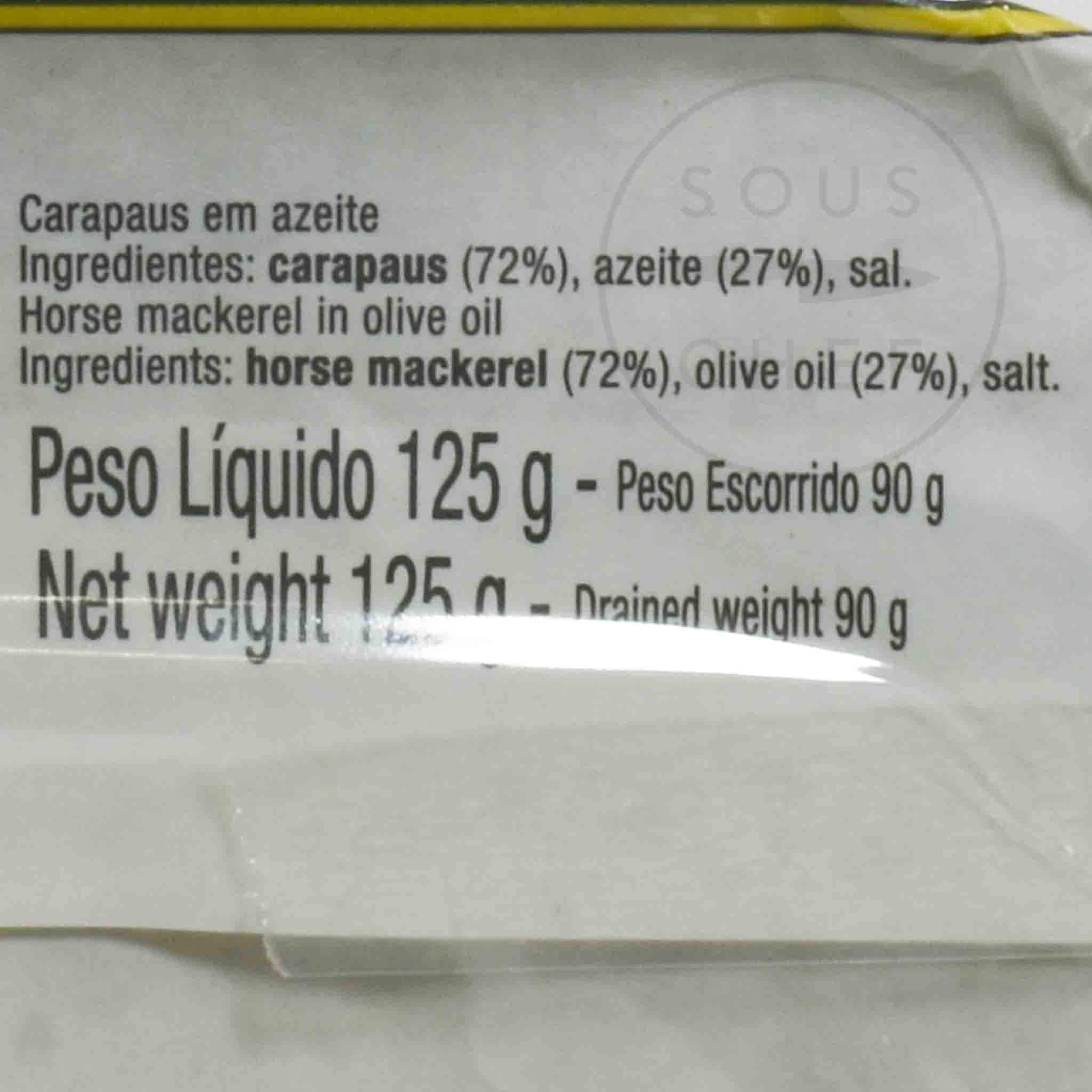 Nuri Horse Mackerel in Olive Oil, 125g