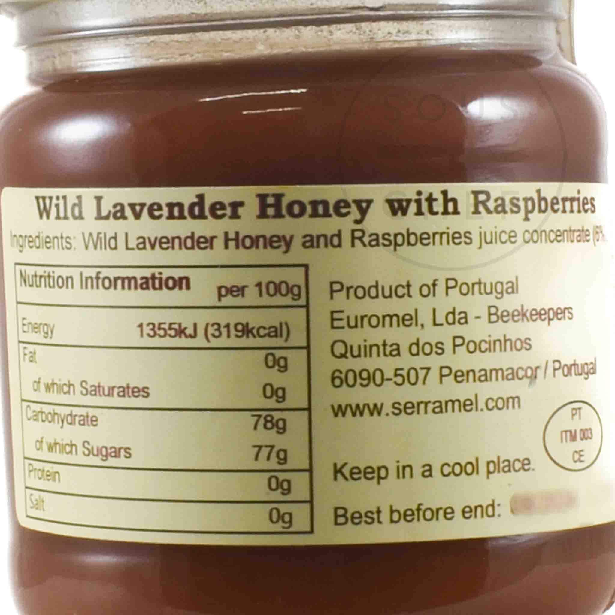 Portuguese Lavender & Raspberry Honey 240g