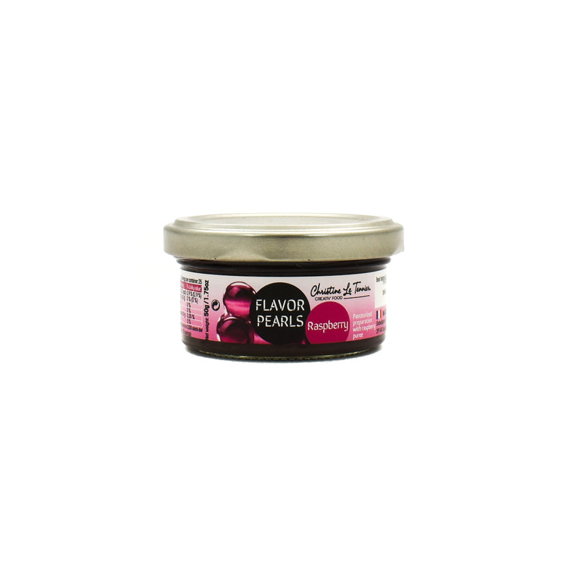 Raspberry Flavour Pearls 50g