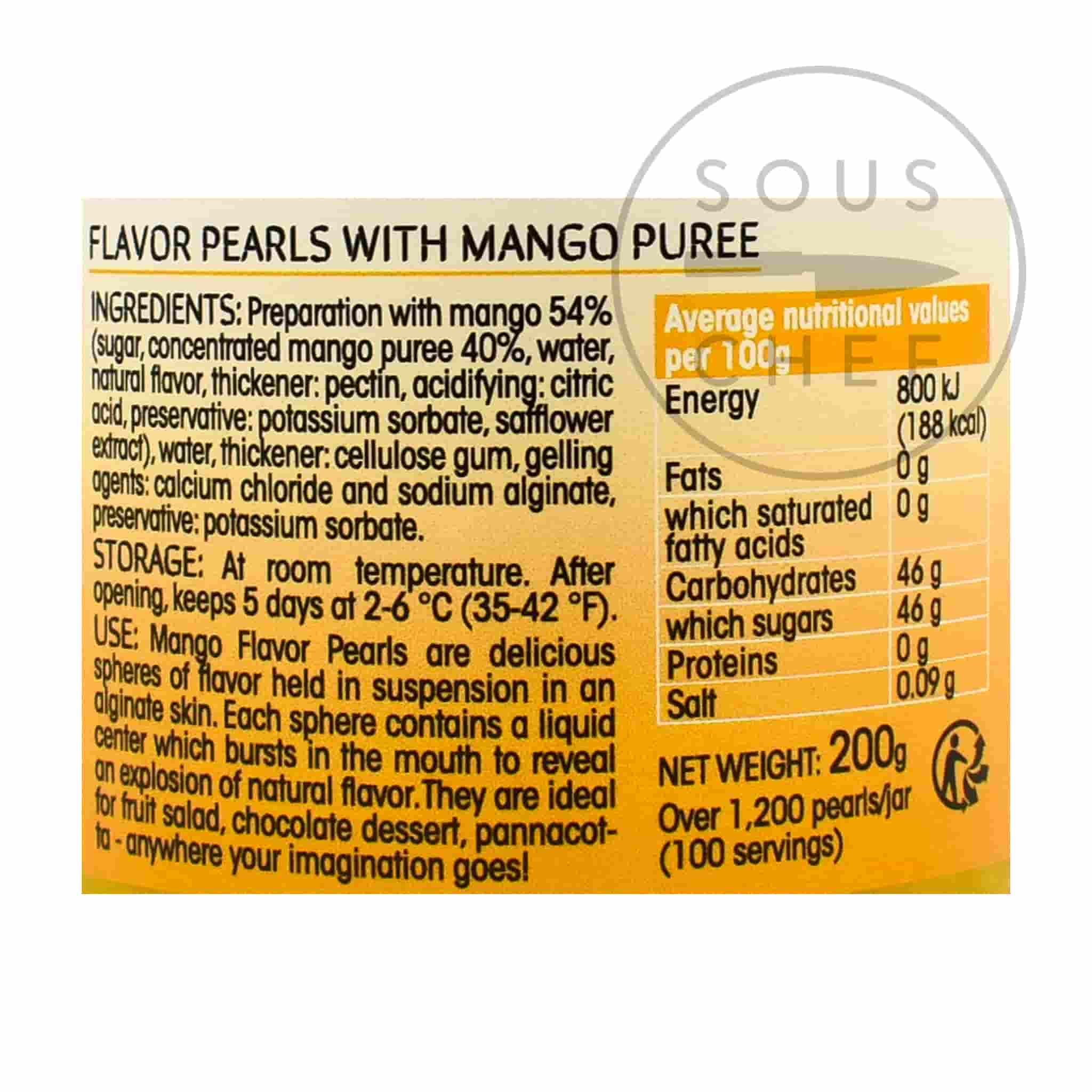 Mango Flavour Pearls 200g