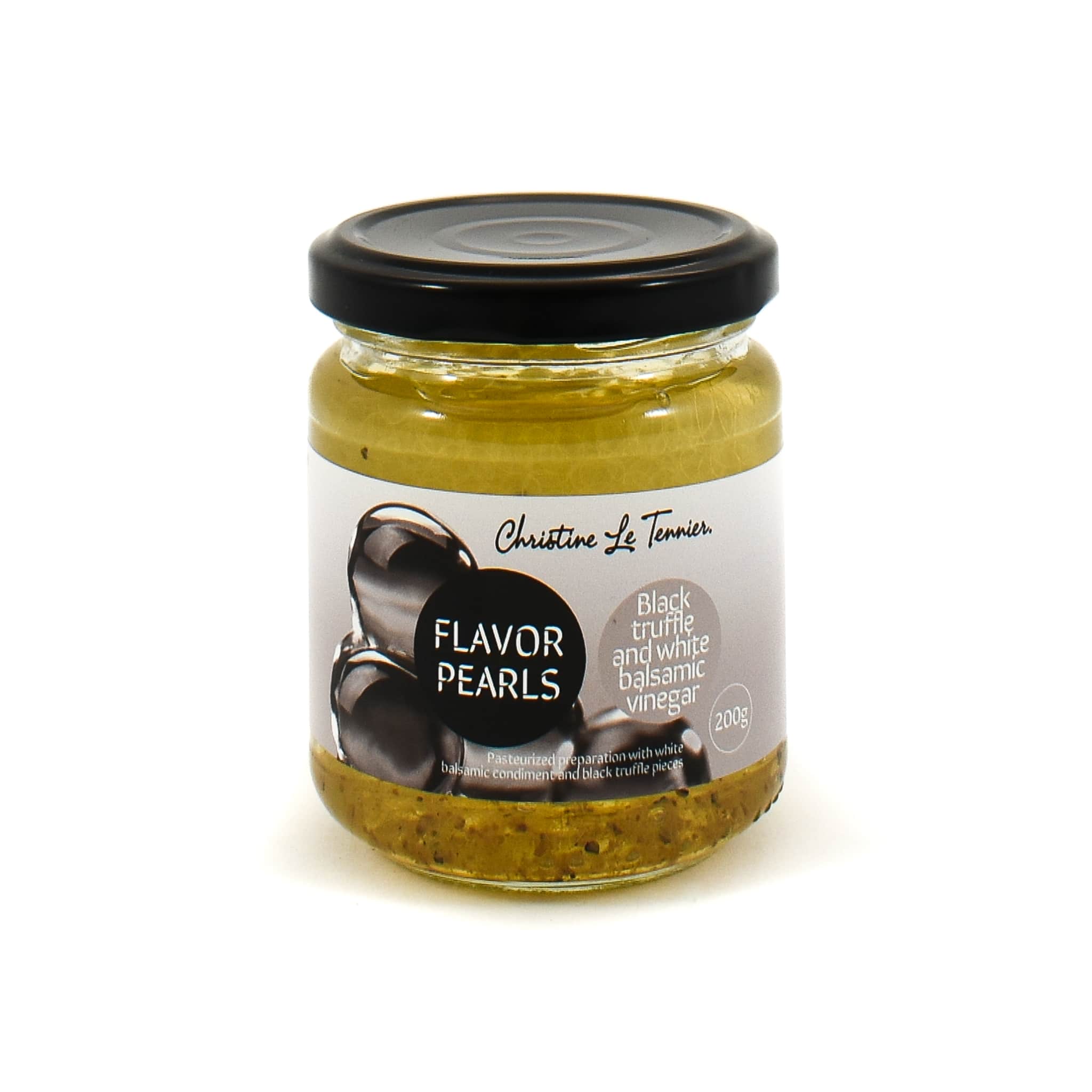 White Balsamic and Black Truffle Flavor Pearls 200g