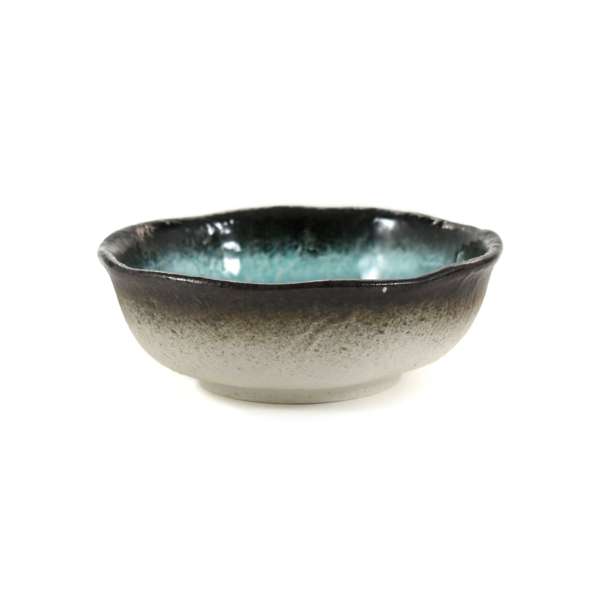 Turquoise Glaze Bowl, 12cm dia x 4cm high