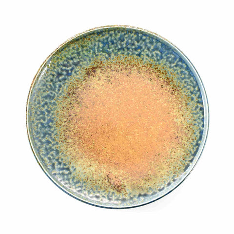 Chouseki Blue Gold Plate, 28.5cm dia x 3.5cm