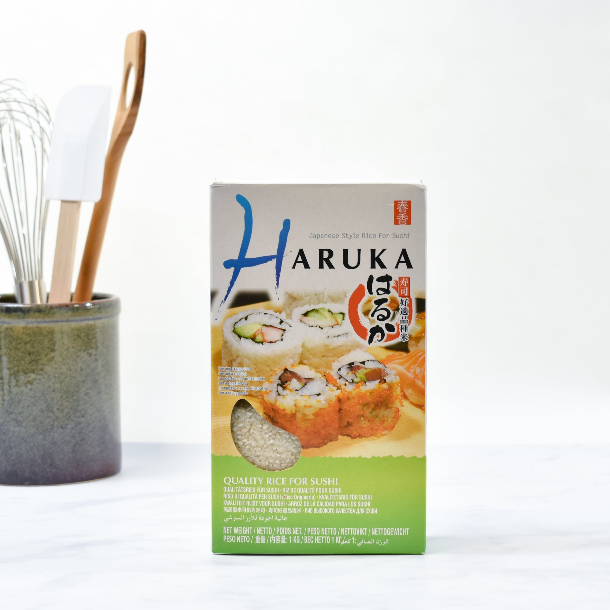 Haruka Sushi Rice 1kg Ingredients Pasta Rice & Noodles Rice Japanese Food & Ingredients Lifestyle Packaging Shot