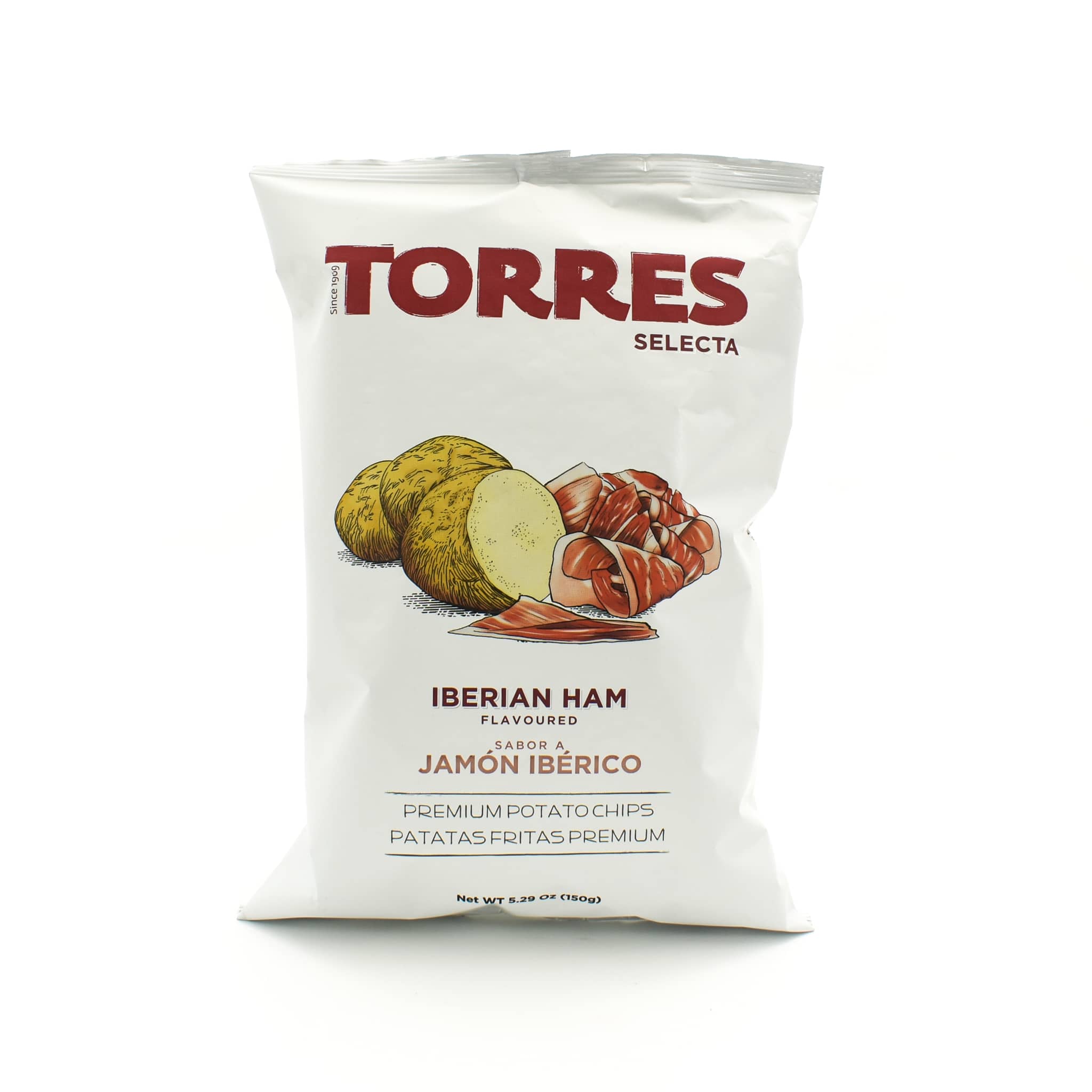 Torres Iberico Ham Flavour Crisps 150g
