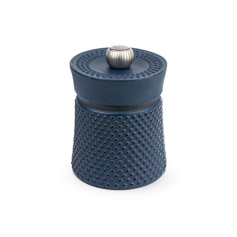 Peugeot Bali Fonte Cast Iron Pepper Mill Blue, 8cm