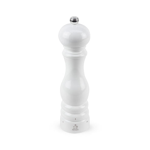 Peugeot Paris White Lacquered Salt Mill, 22cm