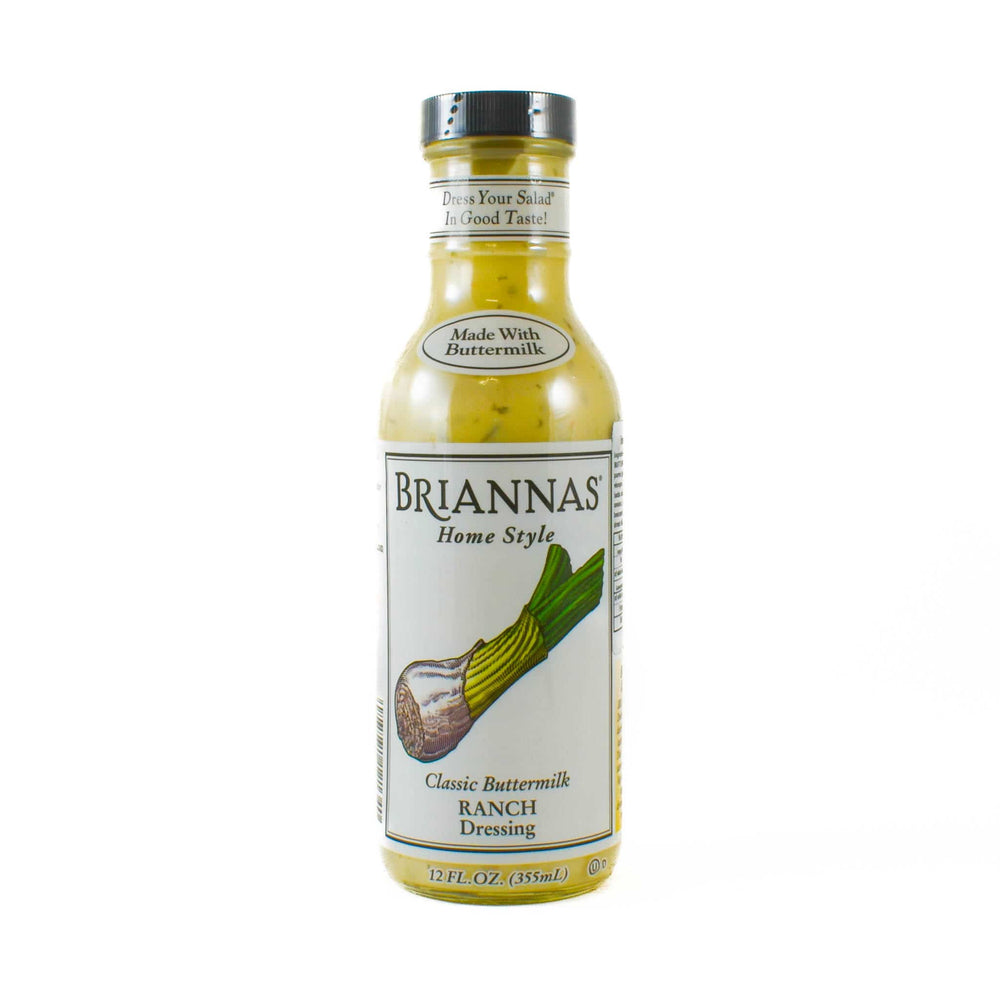 brianna's classic buttermilk ranch dressing Briannas Buttermilk Ranch Salad Dressing Classic - 12 Fluid Ounce