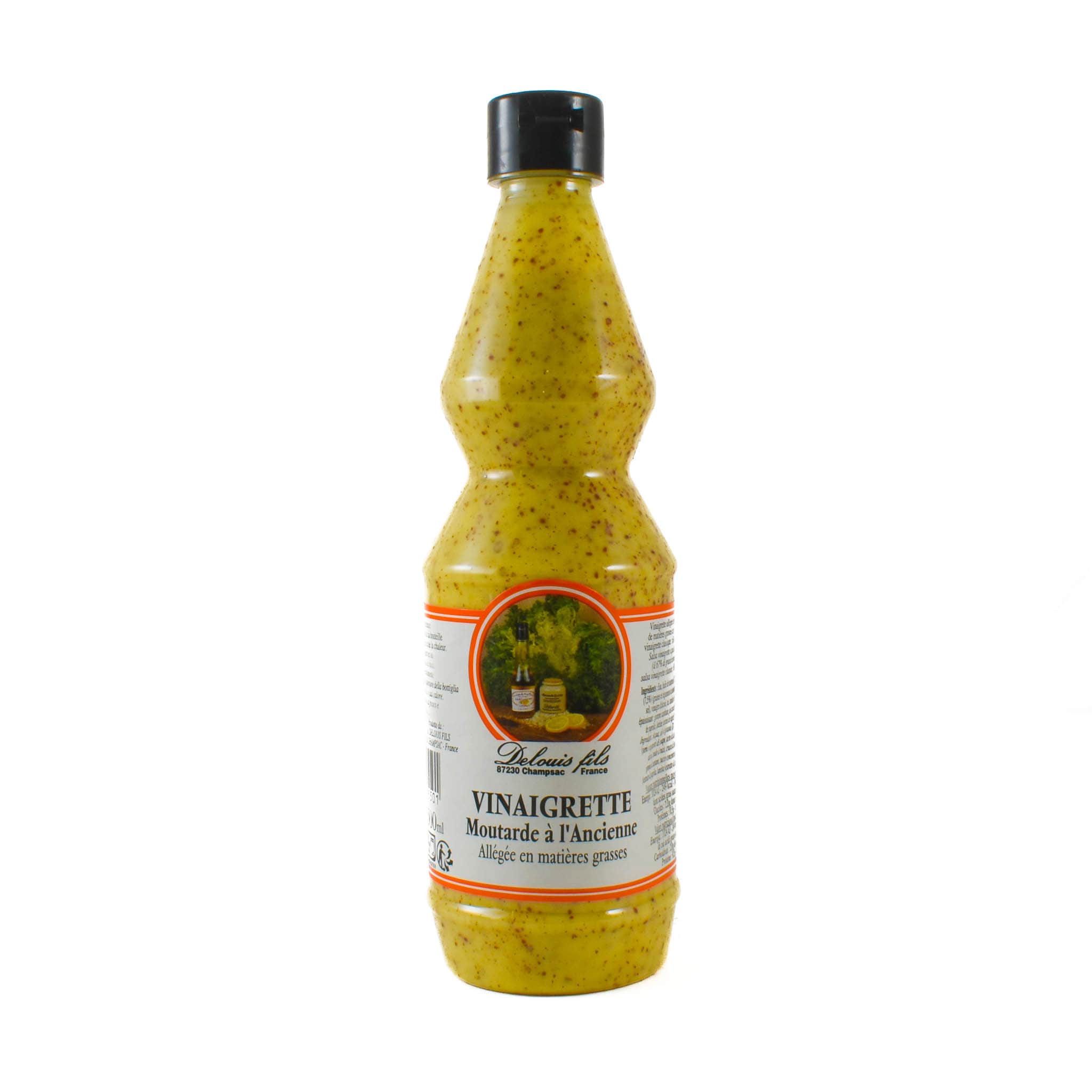 Delouis French Dressing With Wholegrain Mustard 500ml