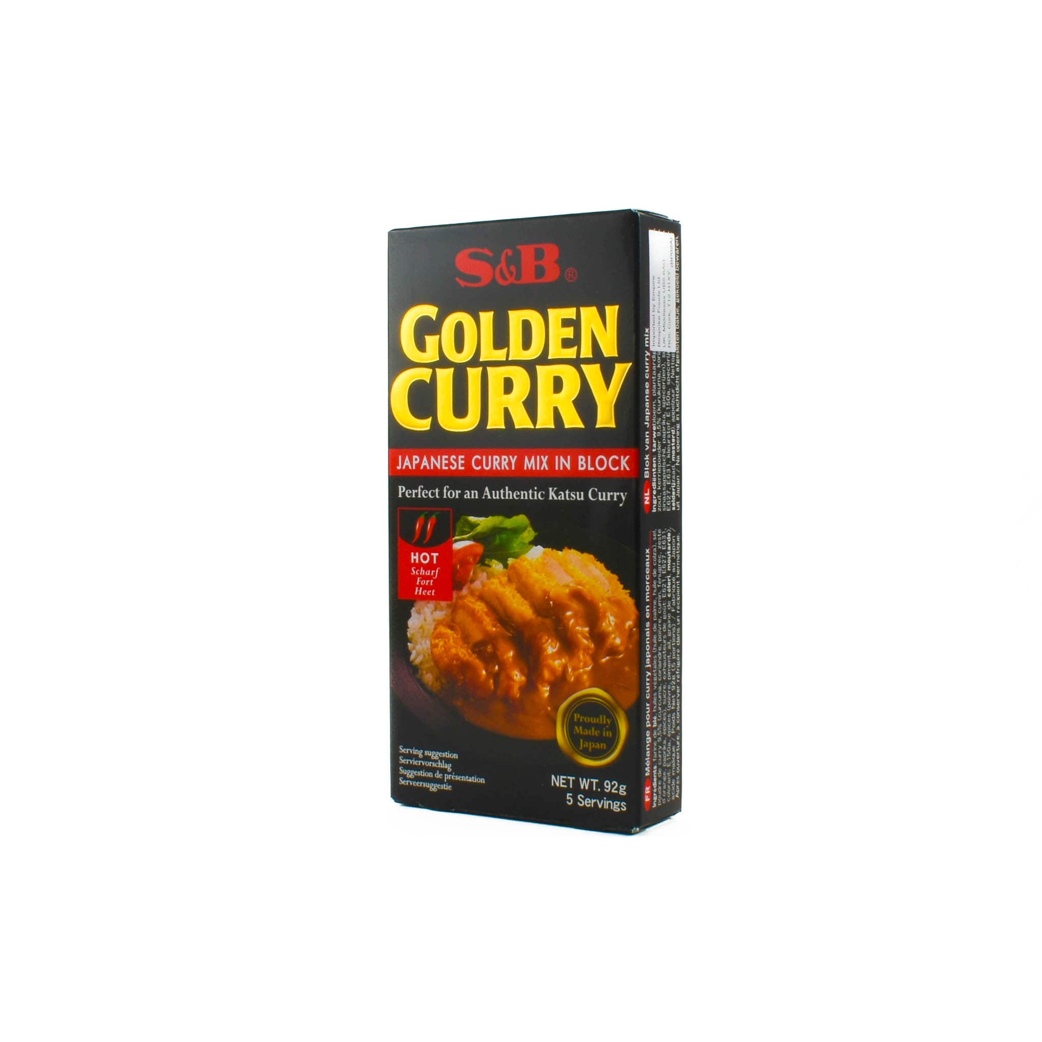 S&B Curry Sauce Mix Hot 92g