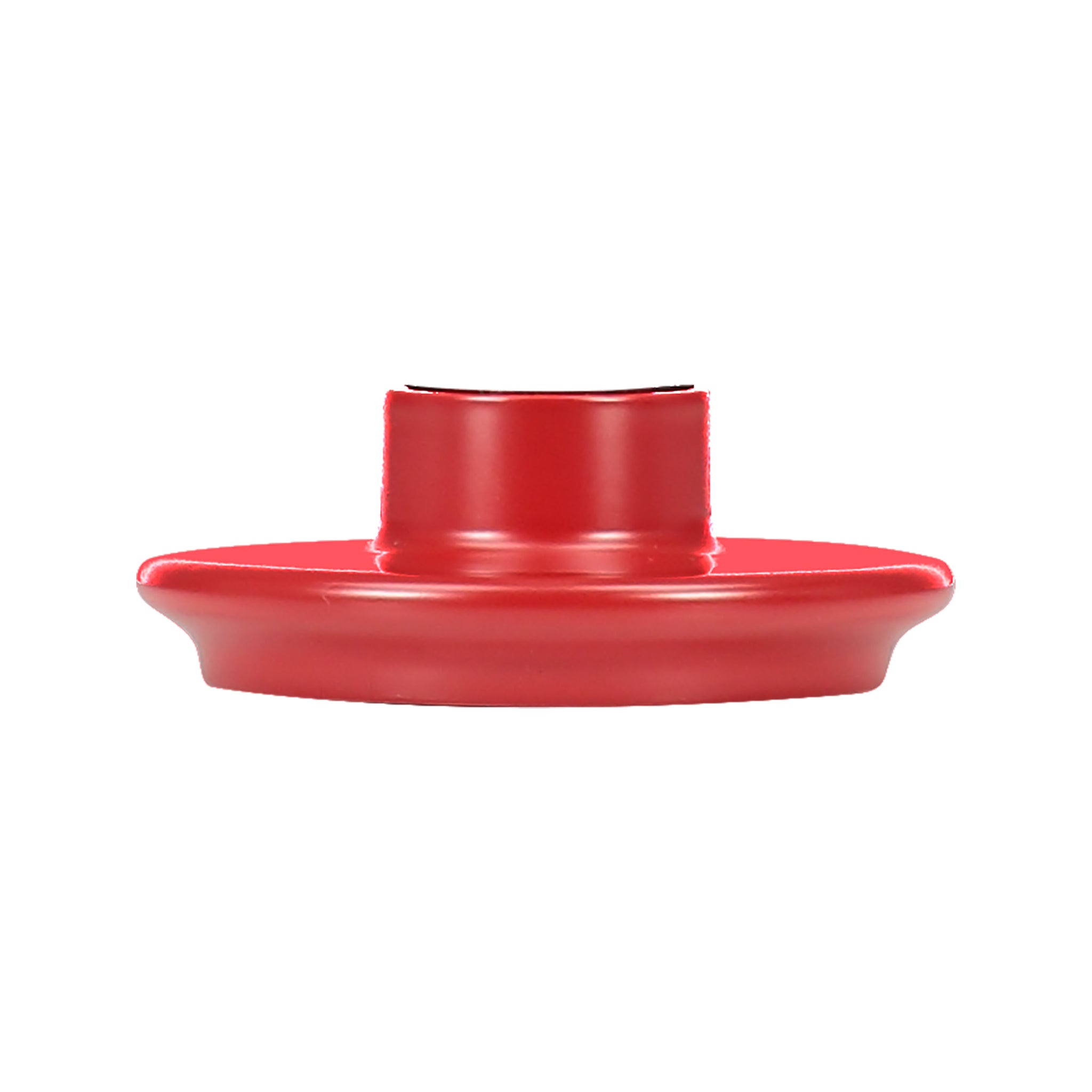 Wooden Small Candle Holder - Red