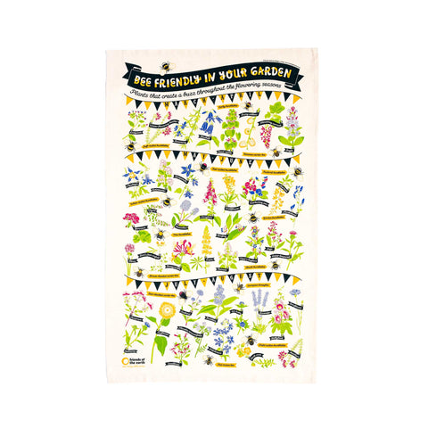 Stuart Gardiner Bee Friendly Tea Towel