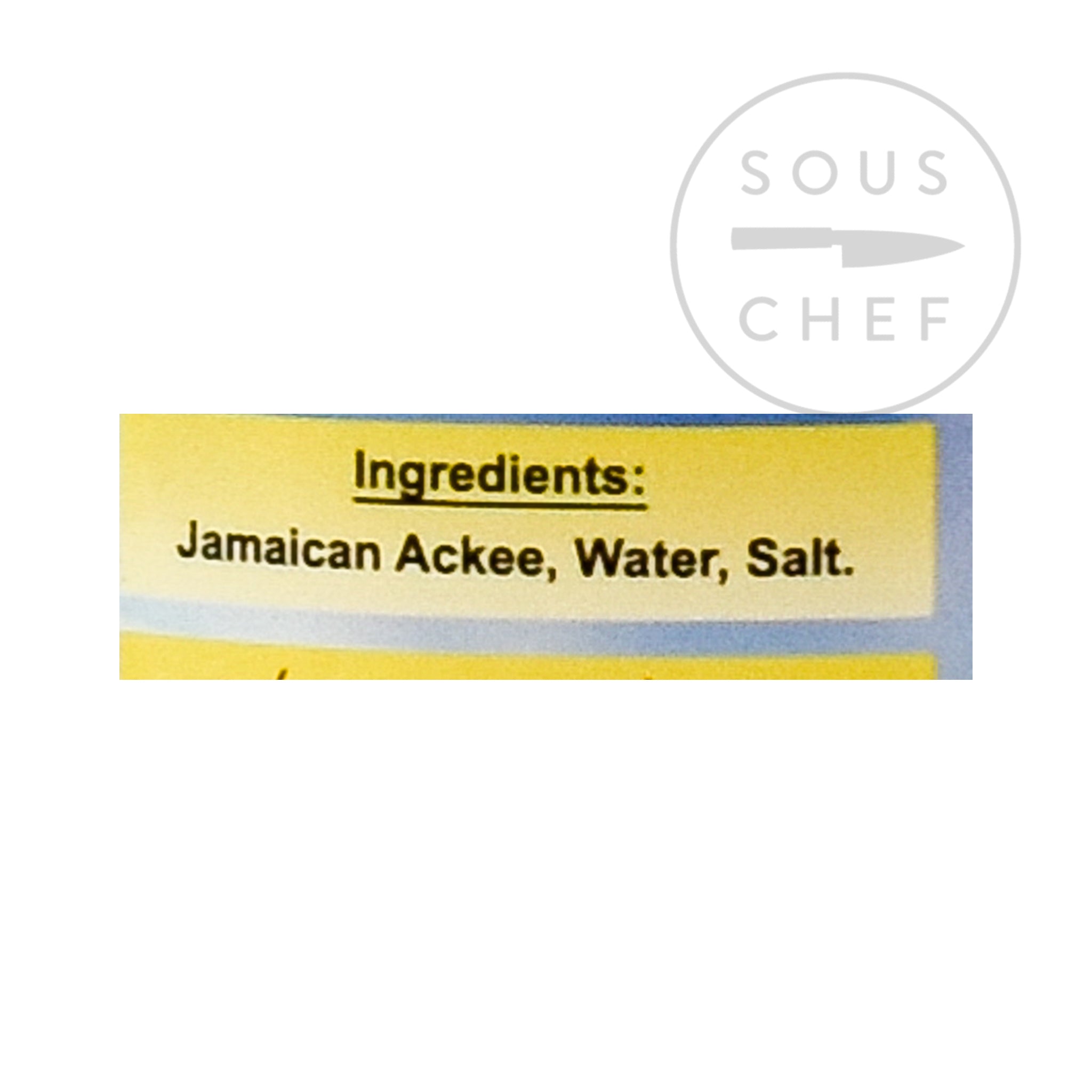 Jamaican Ackee 540g ingredients