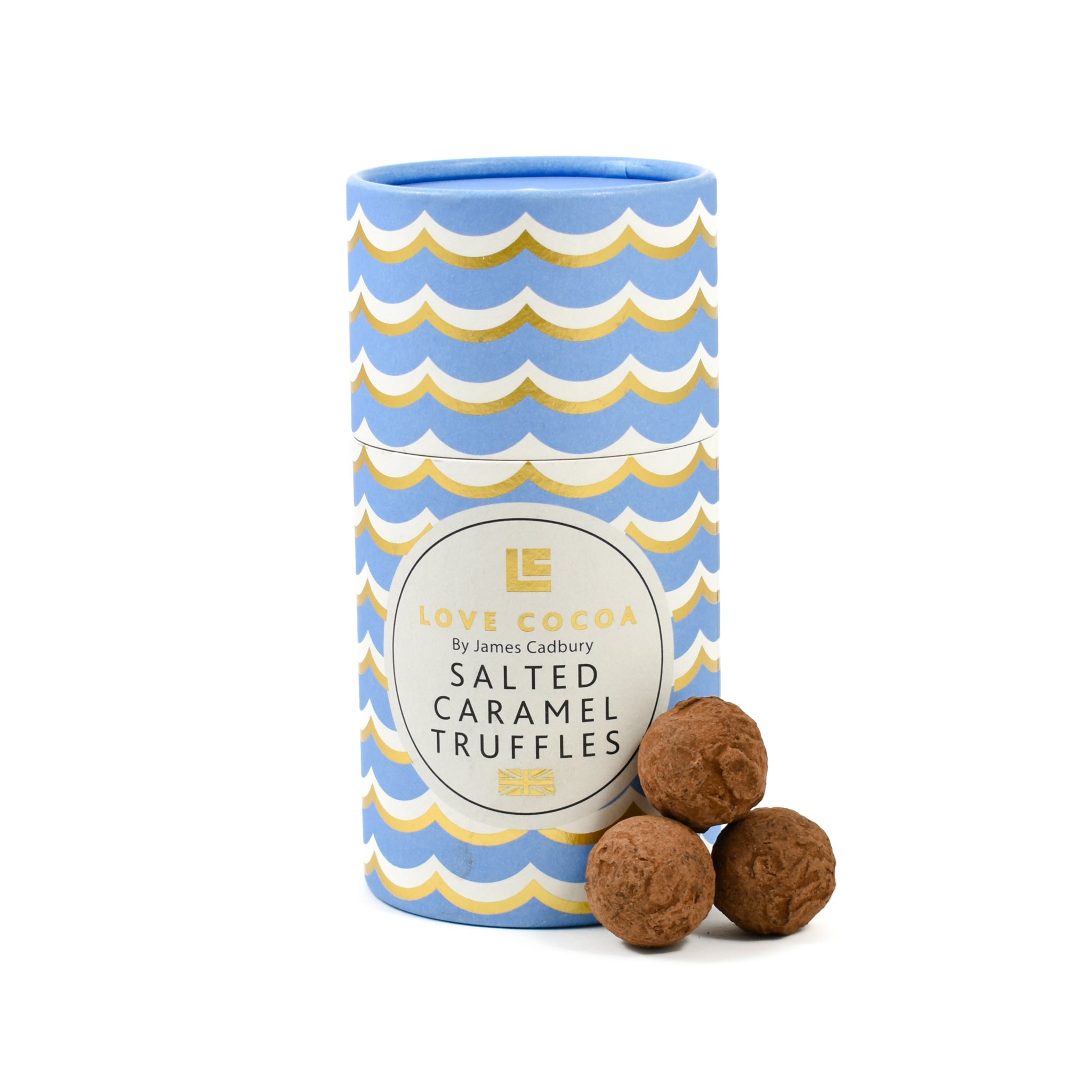 Love Cocoa Salted Caramel Truffles Luxury Gift Box 150g Ingredients Chocolate Bars & Confectionery