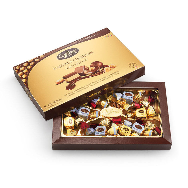 Caffarel Hazelnut Creations Italian Selection Box 160g box