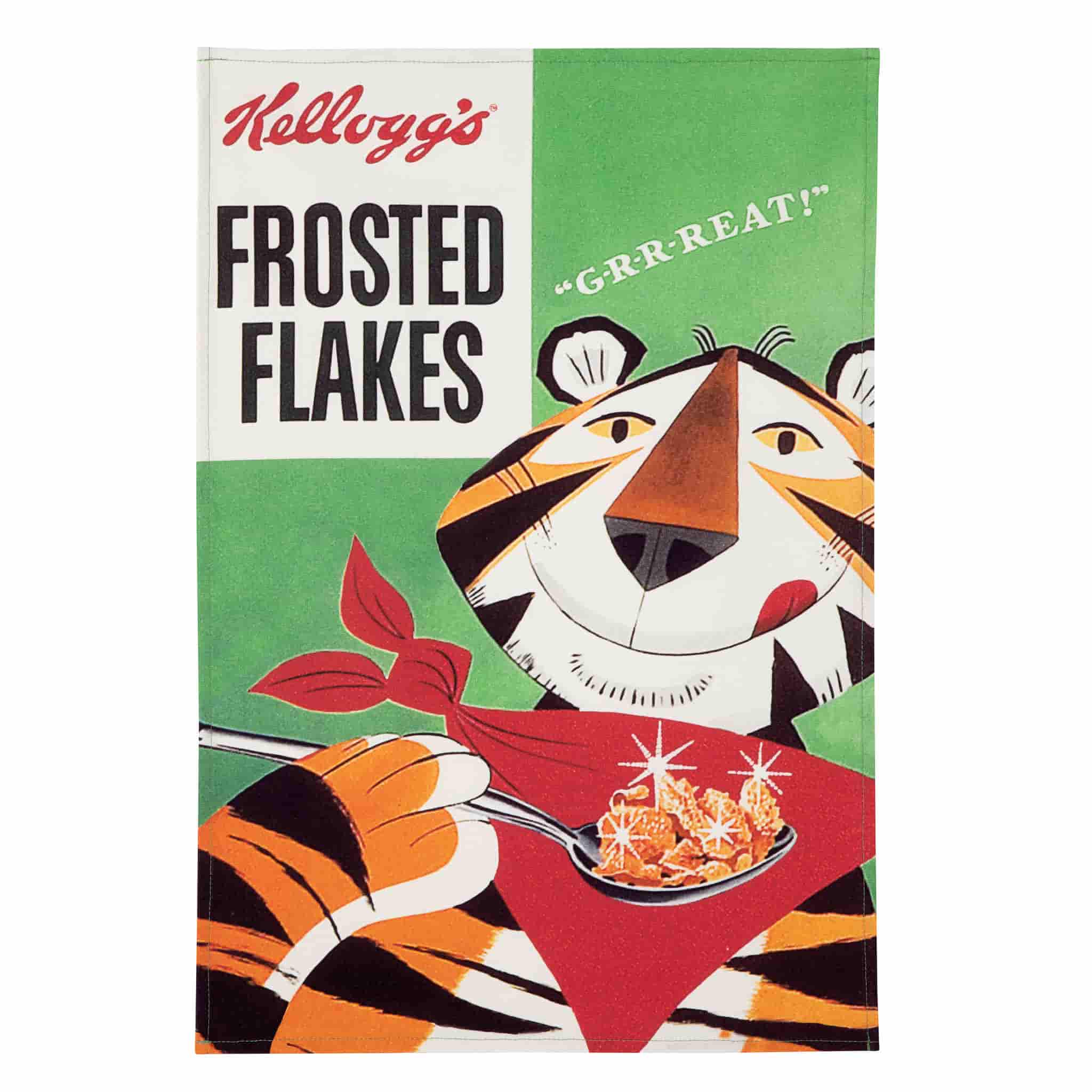 Kellogg's Original Corn Flakes & Frosted Flakes Tea Towels with Gift Box