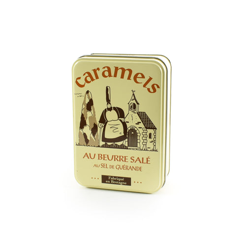 French Salted Butter Caramels in Gift Tin 150g