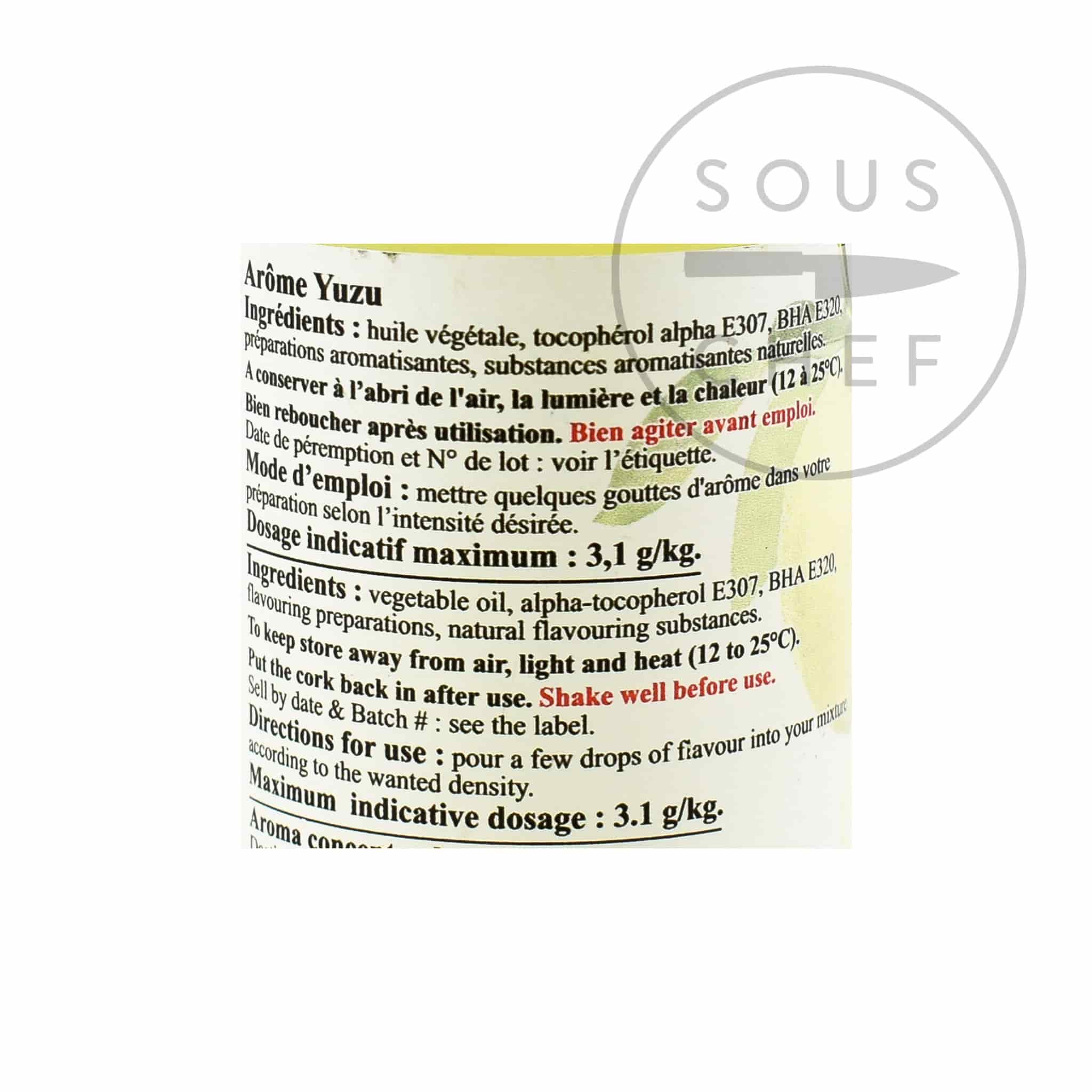 Deco Relief Concentrated Yuzu Flavour, 125ml