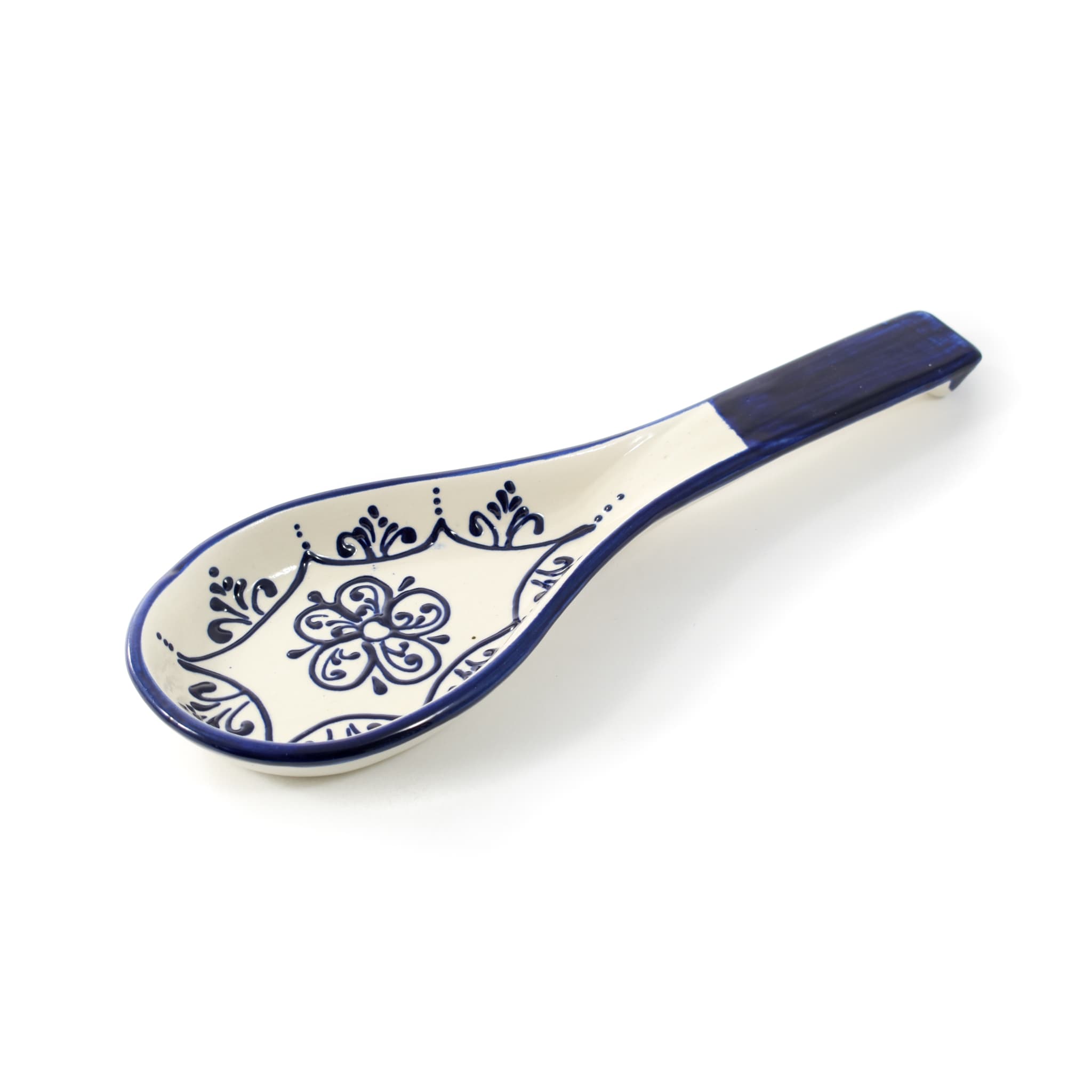 Sous Chef Andalucia Spoon Rest 25cm Painted Spanish Tableware