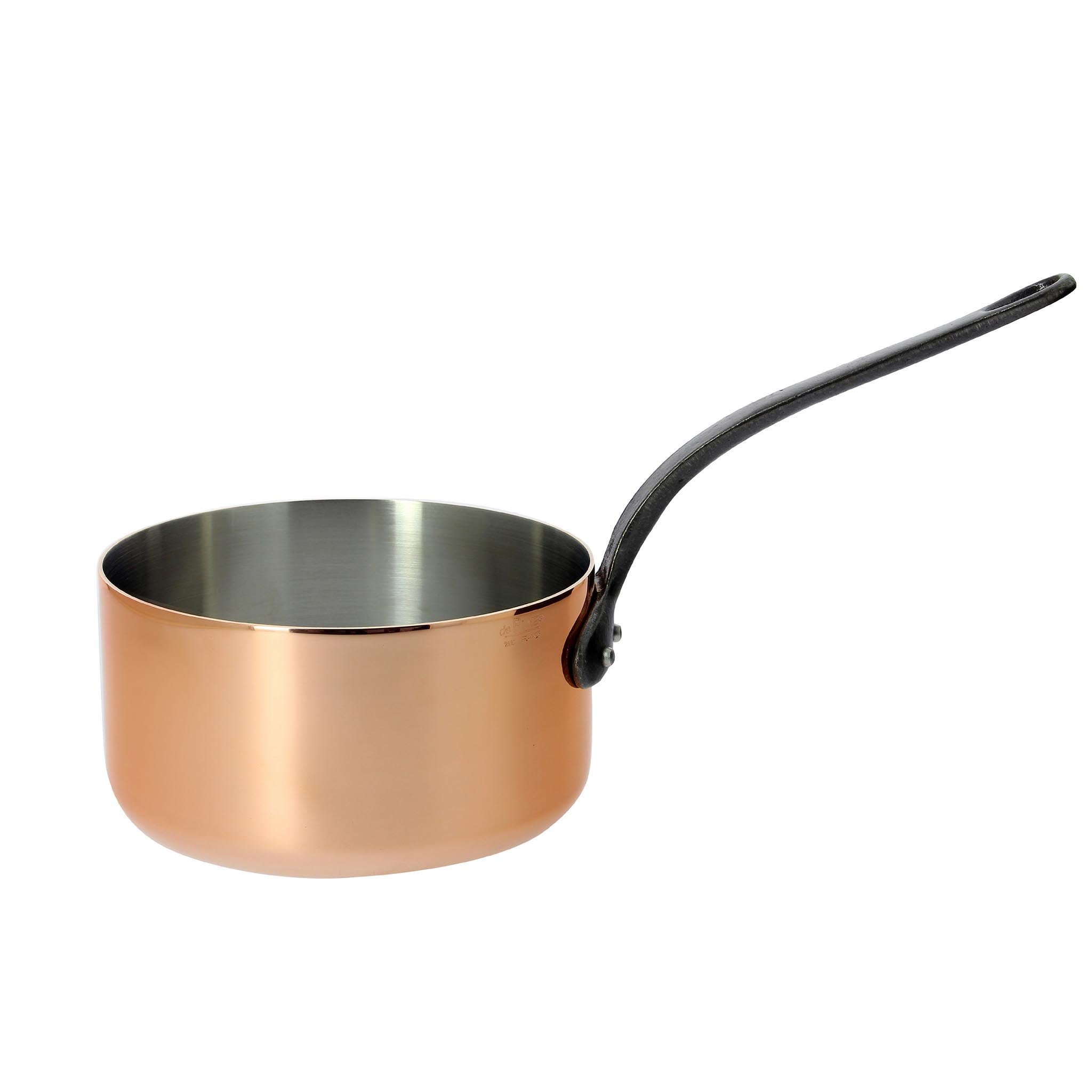 De Buyer Prima Matera Induction-Compatible Copper Saucepan
