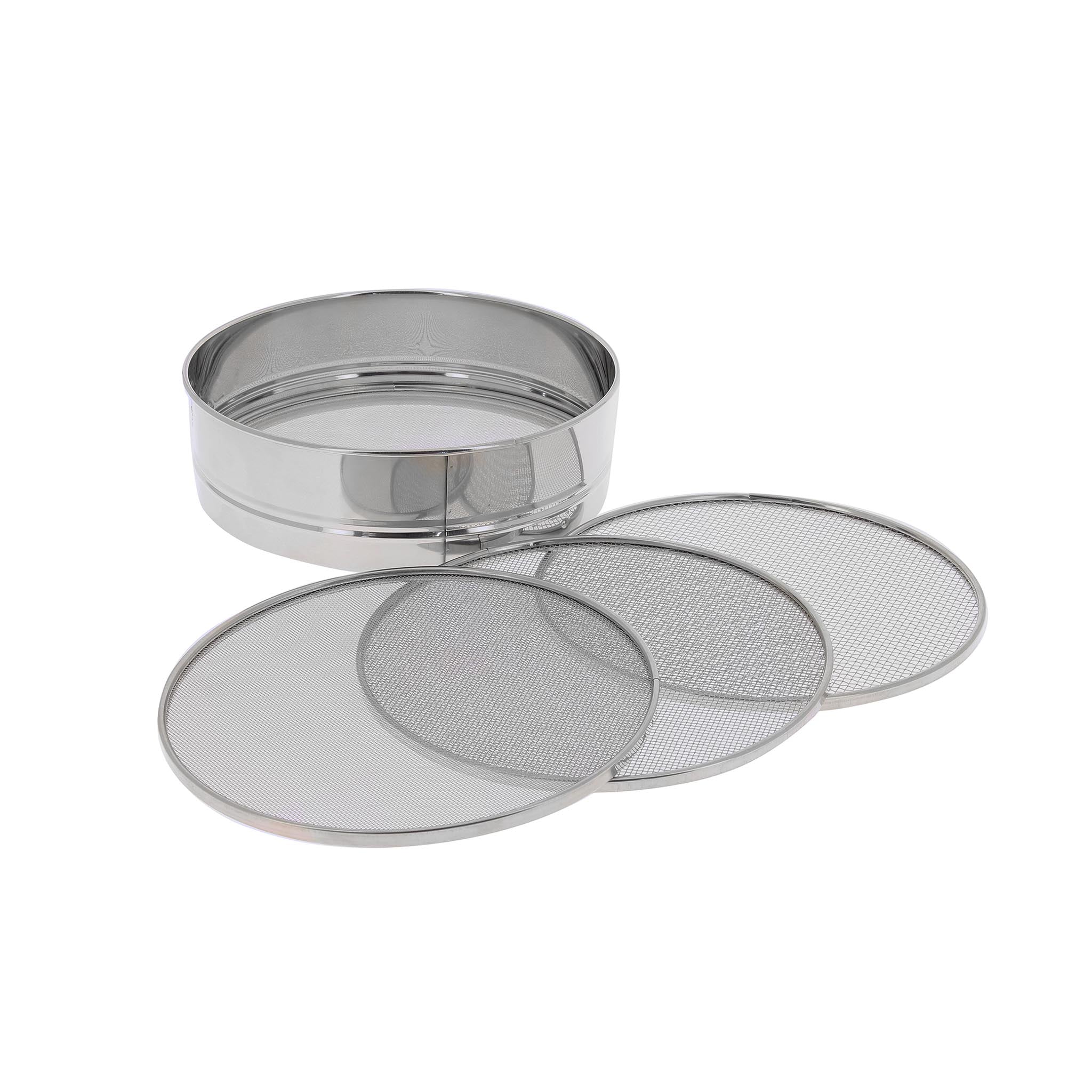 De Buyer Stainless Steel Sieve with Interchangeable Mesh Cookware Bakeware & Roasting French Food