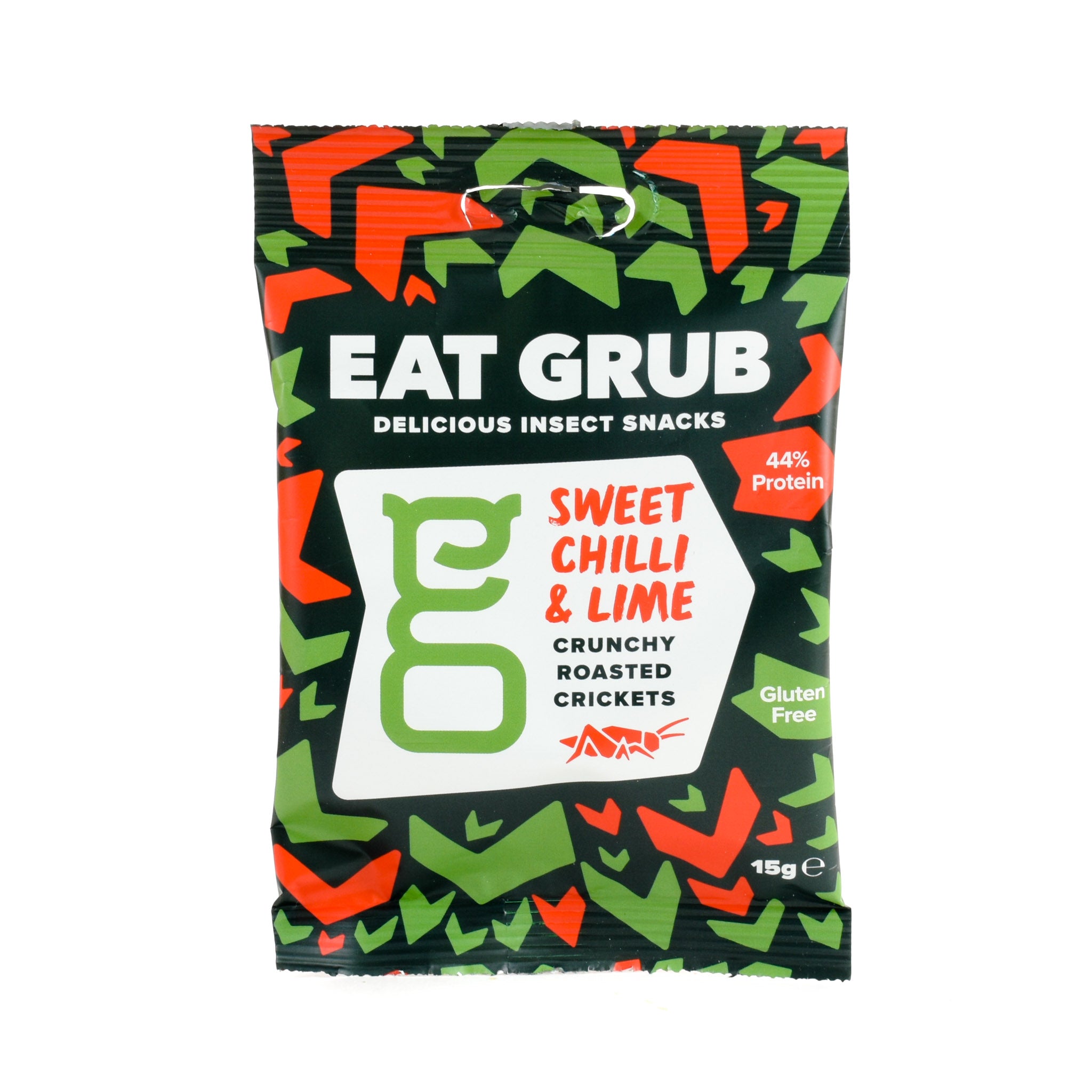 Sweet Chilli & Lime Crunchy Roasted Crickets, 15g
