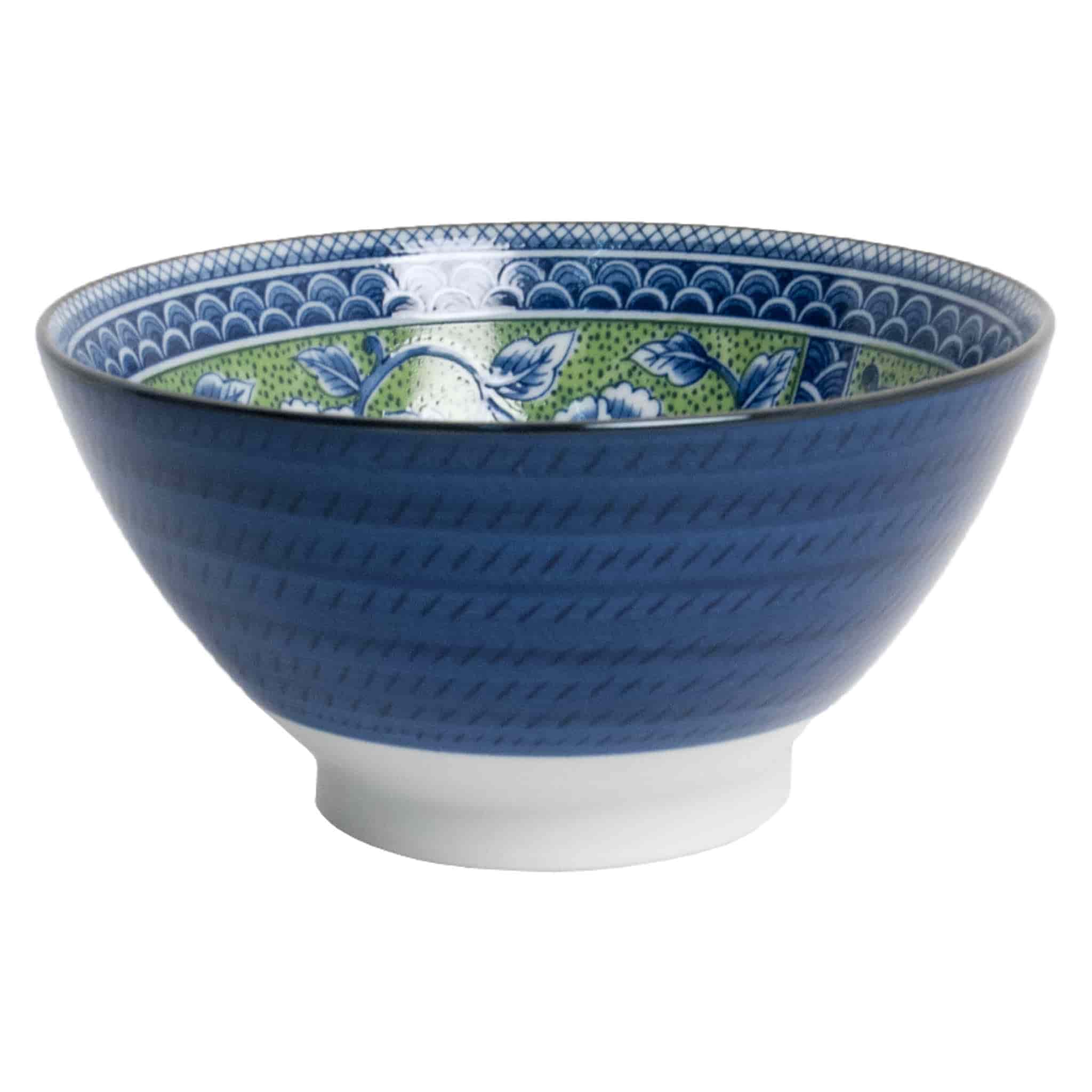 Floral Pattern Rice Bowl, Set of 3