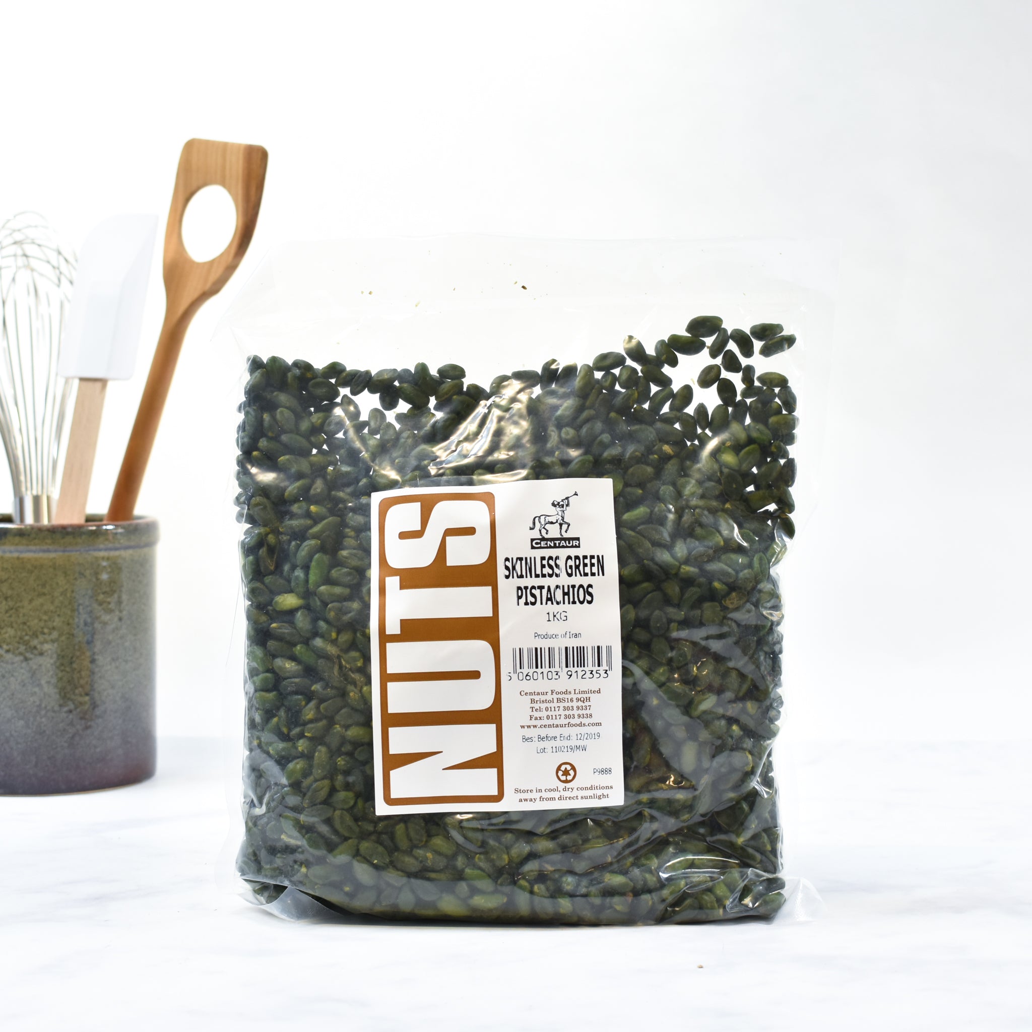 Green Skinless Pistachios 500g | Buy Online UK – Sous Chef UK