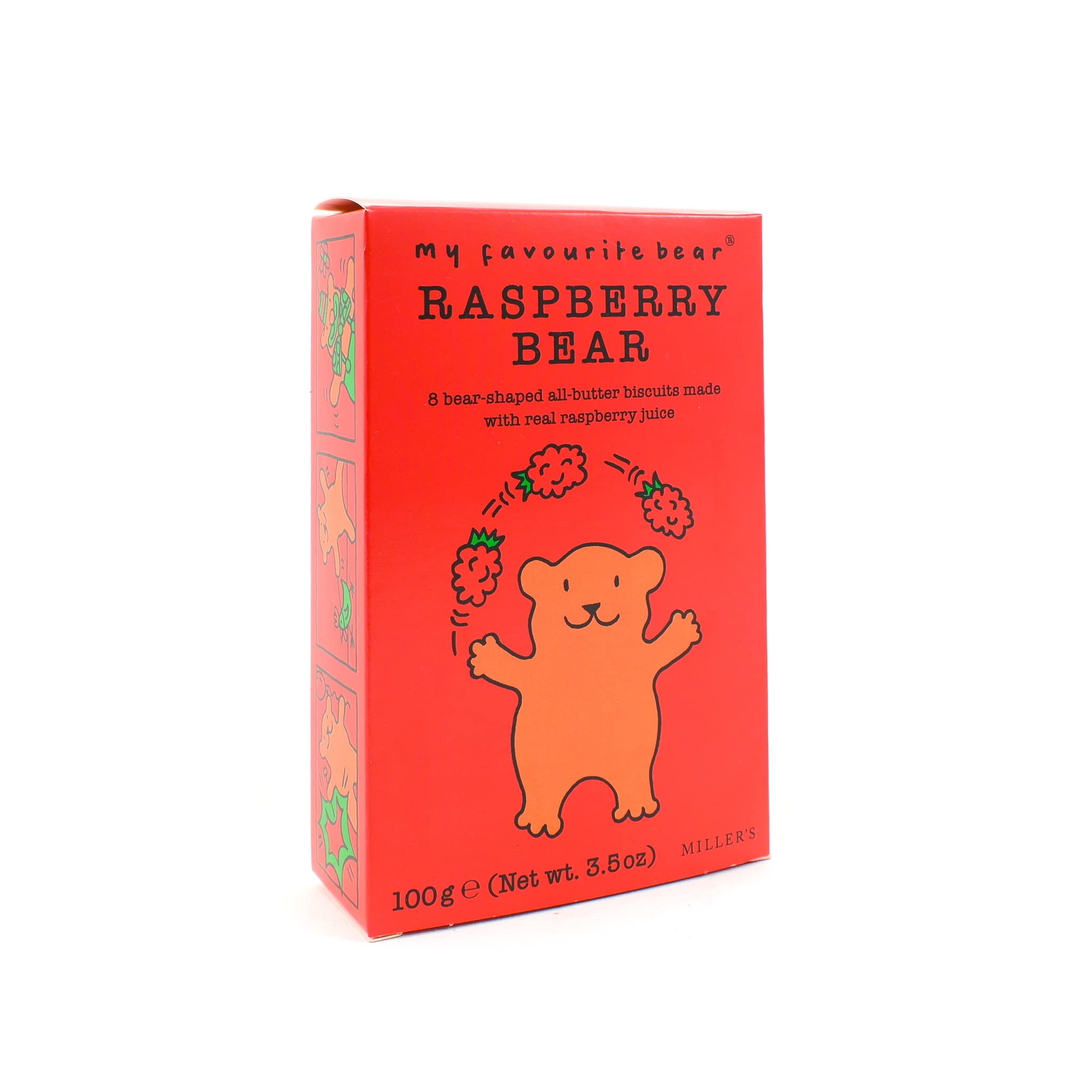 My Favourite Bear Raspberry Biscuits 100g | Buy online at Sous Chef UK