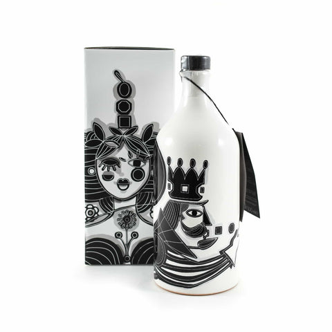Frantoio Muraglia Intense Extra Virgin Olive Oil in Limited Edition 'King' Terracotta, 500ml