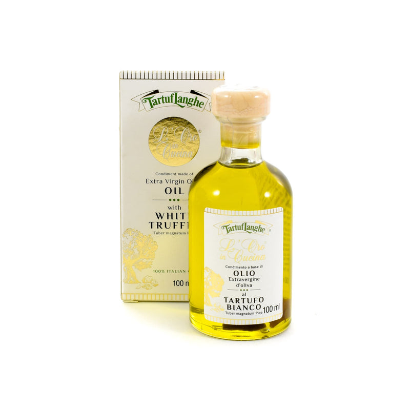 Extra Virgin Olive Oil With White Truffle Slices, 100ml
