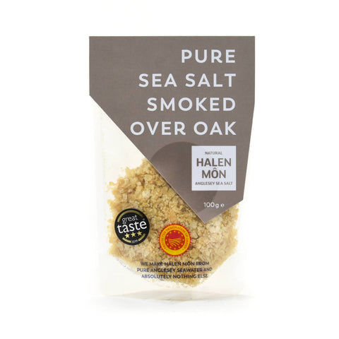Halen Mon Oak Smoked Sea Salt, 100g