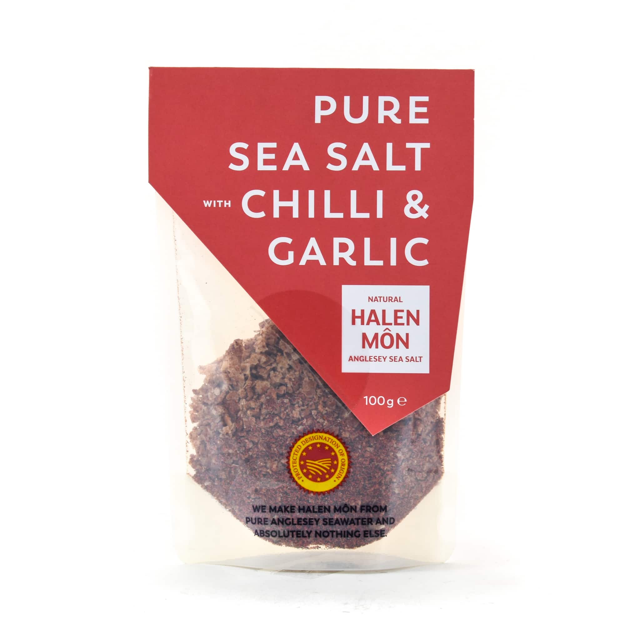 Halen Môn Sea Salt with Chilli & Garlic 100g