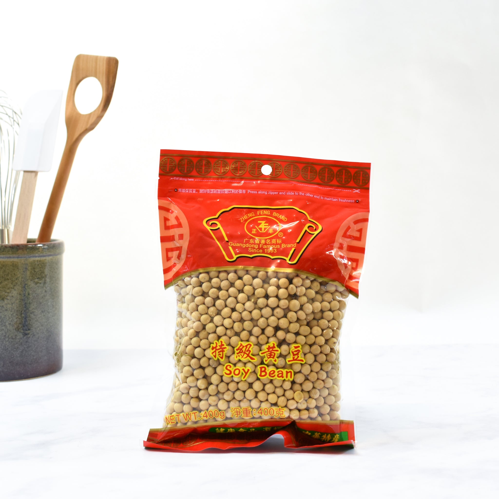Soy Beans 400g lifestyle photograph