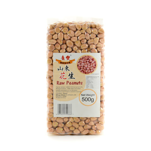 Unsalted Raw Peanuts, 500g