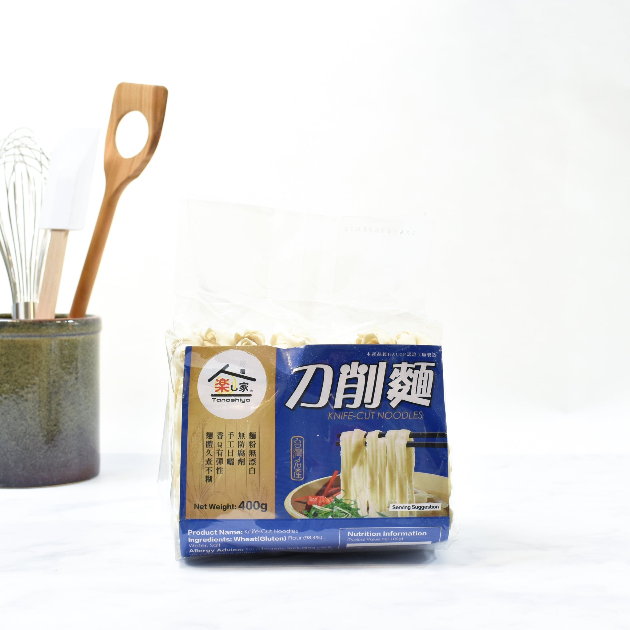 Knife-cut Noodles 400g lifestyle photograph