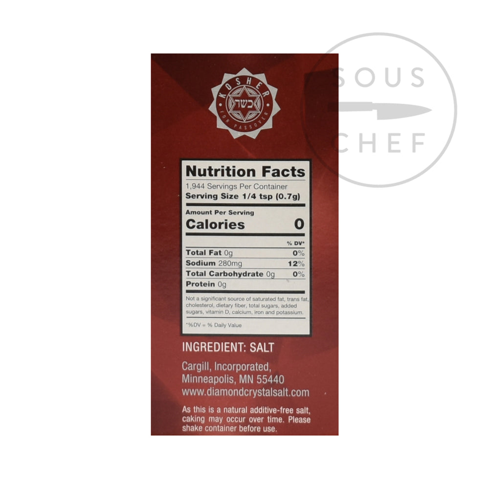 Diamond Crystal Kosher Salt Buy online at Sous Chef UK