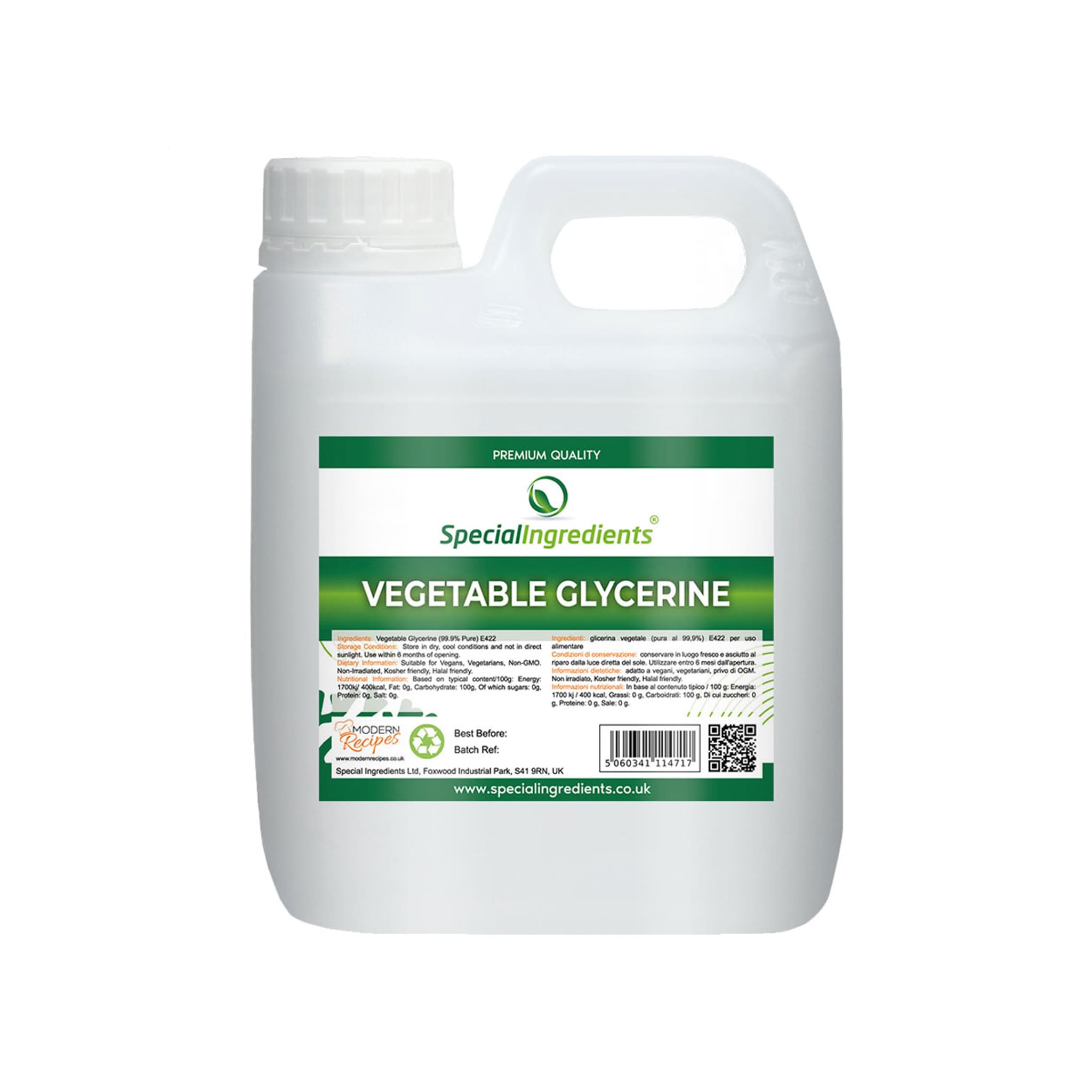 Vegetable Glycerine 1 Litre