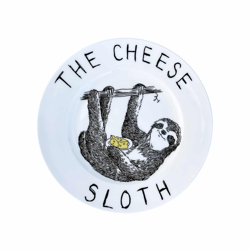 Cheese Sloth Side Plate 20cm