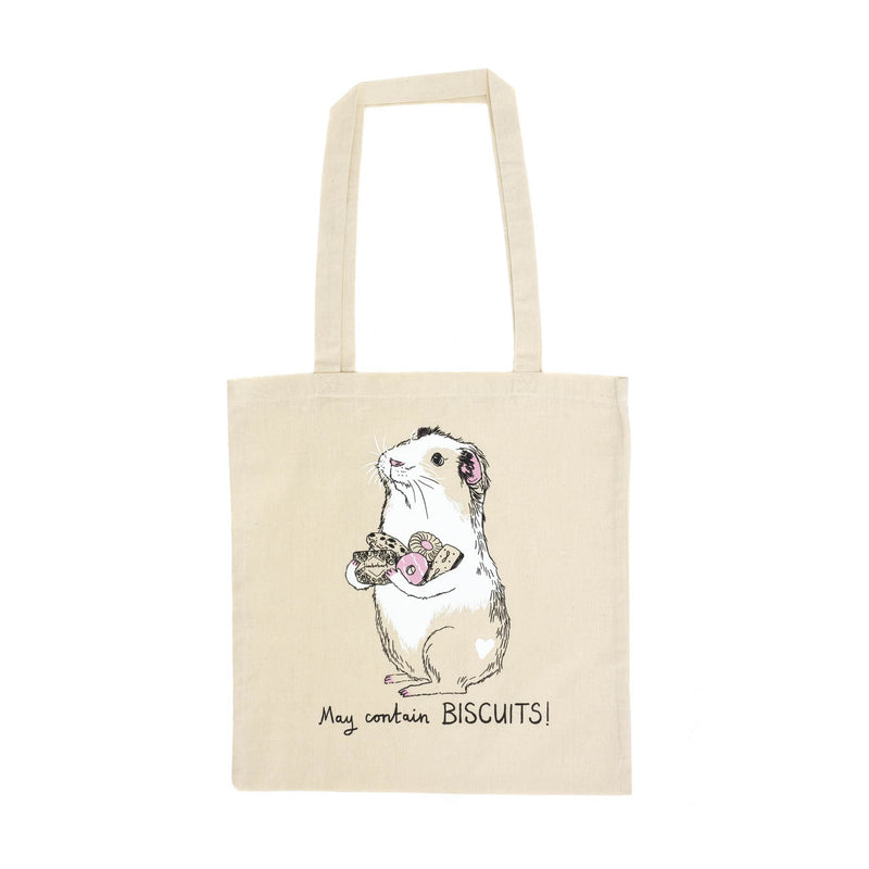 May Contain Biscuits! Guinea Pig Tote Bag