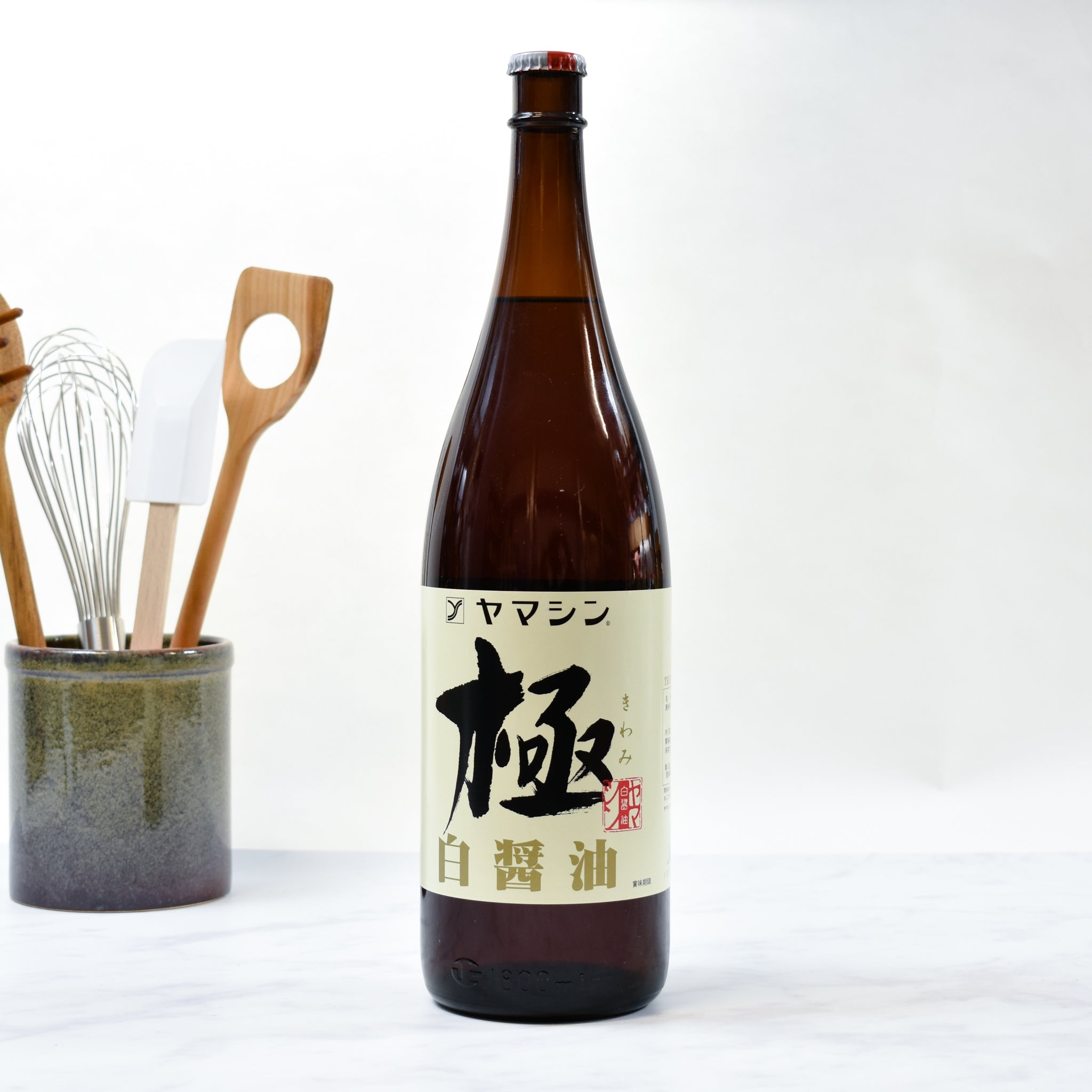 White Soy Sauce - Yamashin Shiro Shoyu 1.8l lifestyle photograph