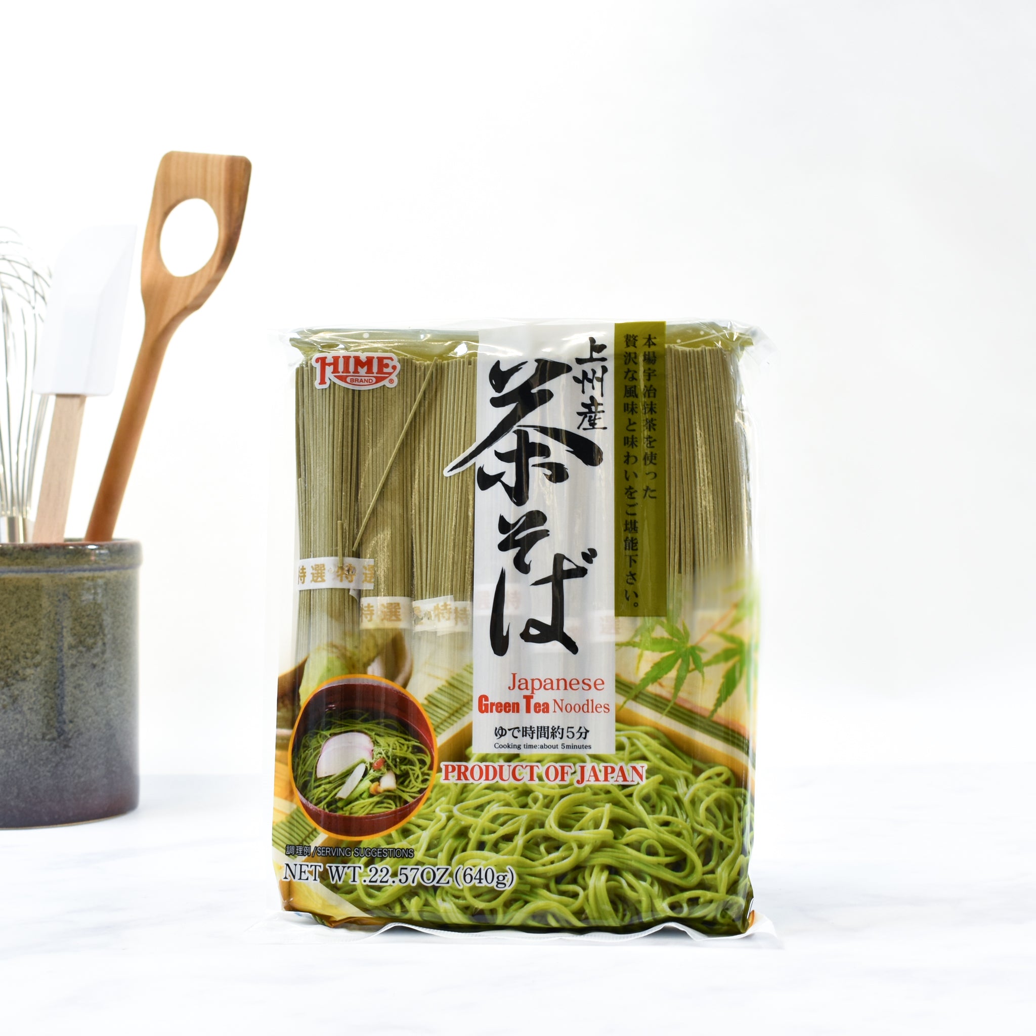 Green Tea Noodle 640g lifestyle photograph
