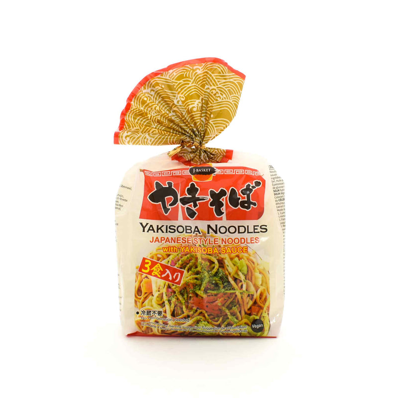 J-Basket Yakisoba Noodle With Sauce - 3 packs