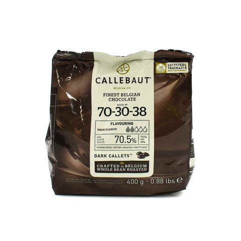 Callebaut Dark Chocolate Couverture 70%, 400g