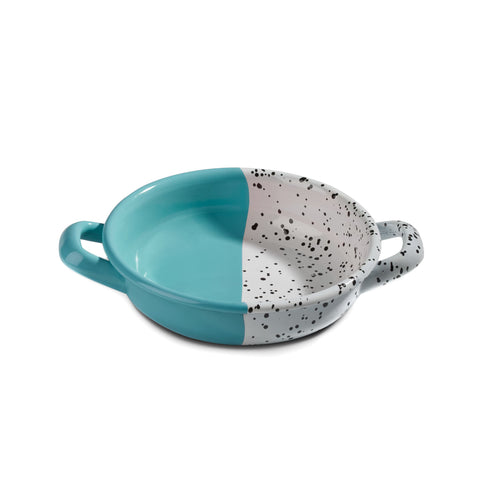 Colour Pop Enamel Frying Pan and Serving Dish, Turquoise, 16cm