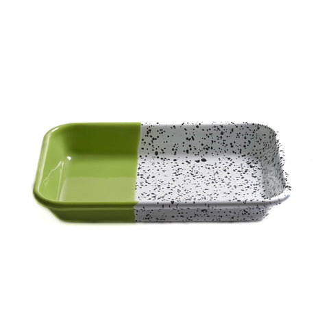 Colourpop Enamel Roasting & Serving Dish, Lime Green
