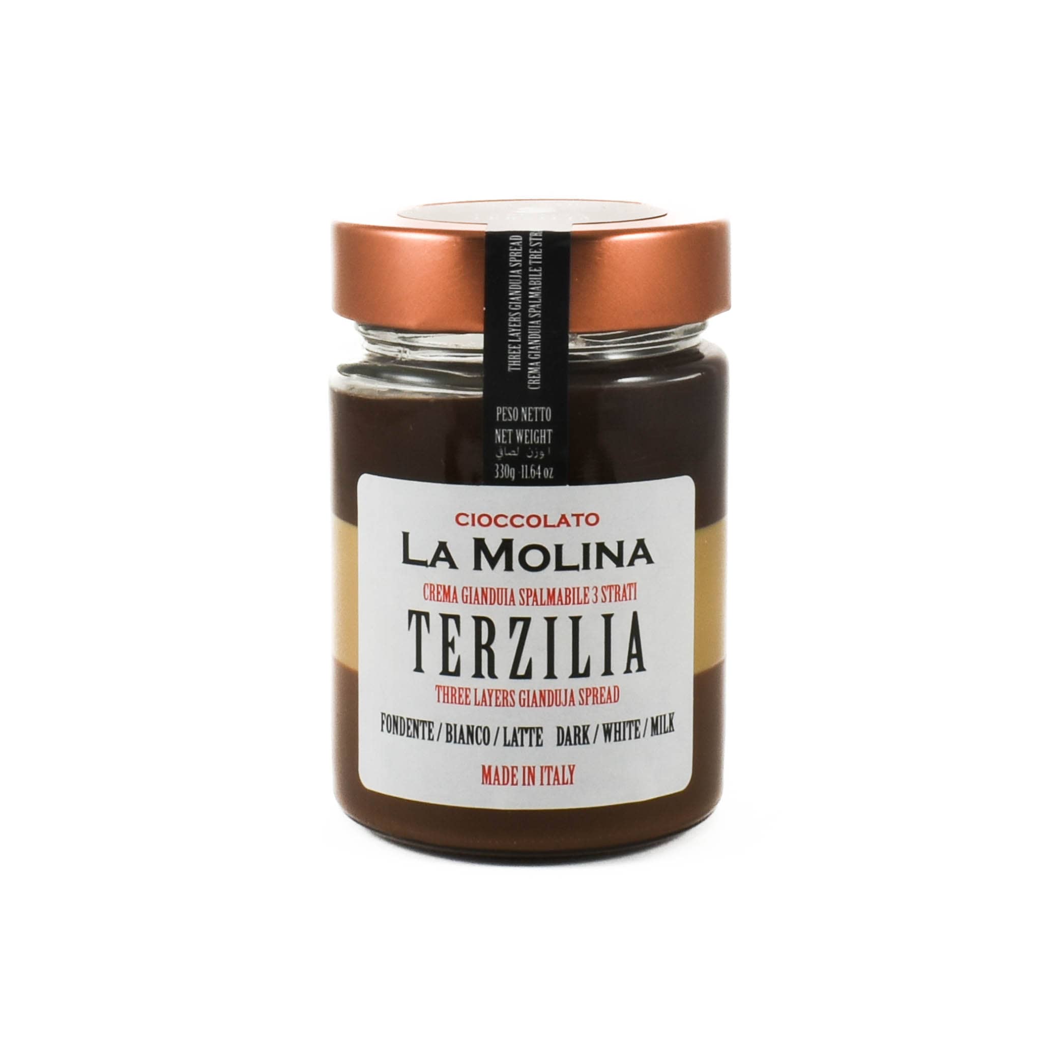 La Molina Terzilia 3 Layers Chocolate Spread 330g